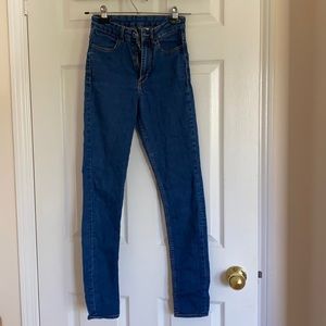 H&M High Waisted Stretchy Skinny Jeans